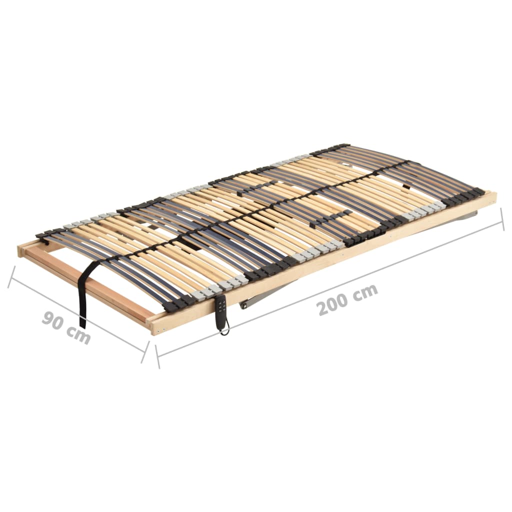 Electrical Slatted Bed Base without Mattress with 7 Zones 90x200cm