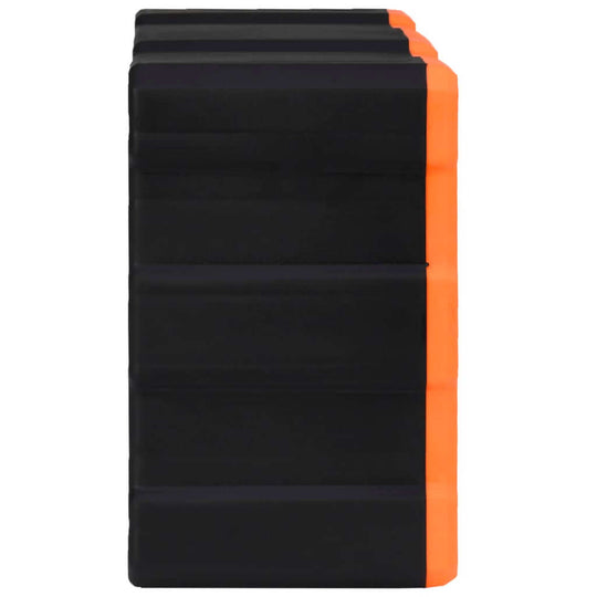 Multi-drawer organiser with 22 drawers in black and orange, perfect for storing a variety of items efficiently.