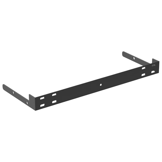 Invisible mounting system for Floating Wall Shelves 2 pcs 40x23x3.8 cm MDF, sturdy metal frame suitable for home decor installation.