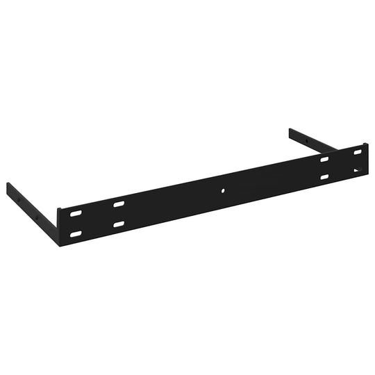 Floating Wall Shelves 2 pcs 60x23.5x3.8 cm MDF metal bracket for easy invisible mounting
