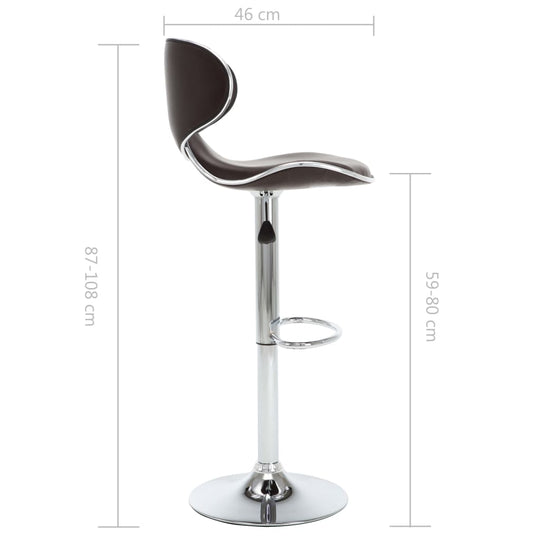 Bar Stools 2 pcs Faux Leather , Furniture -> Chairs -> Table & Bar Stools , Chairs -,Durable,eligant,Furniture -,Home & Garden -,Modern Design,new-305021,Table & Bar Stools