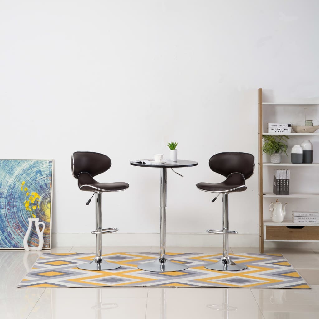 Bar Stools 2 pcs Faux Leather , Furniture -> Chairs -> Table & Bar Stools , Chairs -,Durable,eligant,Furniture -,Home & Garden -,Modern Design,new-305021,Table & Bar Stools