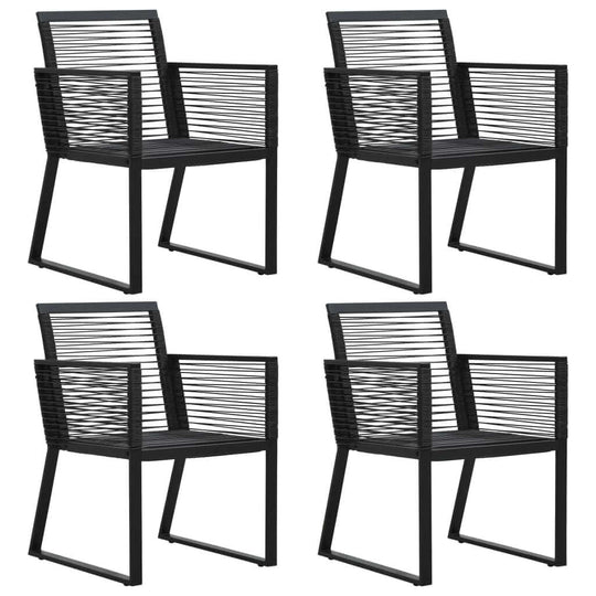 Garden Chairs 4 pcs Rope Rattan