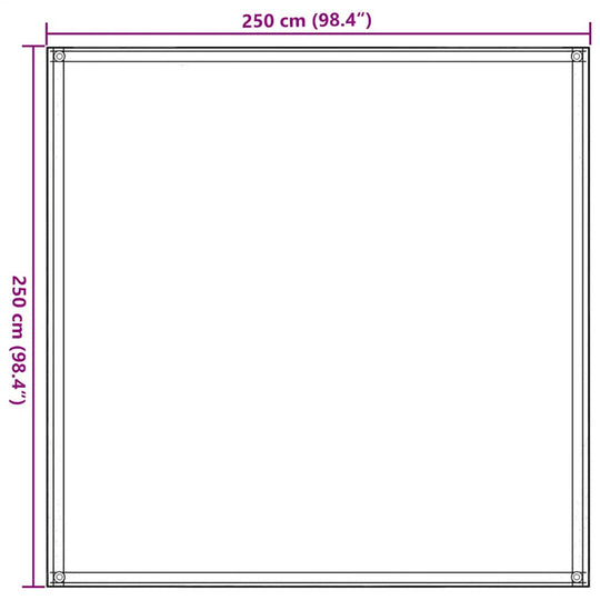 Tent Carpet 250x250 cm  HDPE