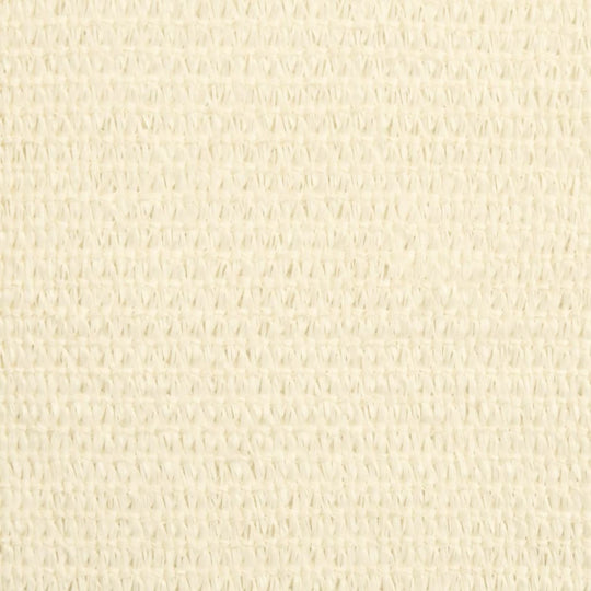 Textured cream HDPE fabric for outdoor sunshade sail, ideal for enhancing garden and patio with stylish shade solutions.