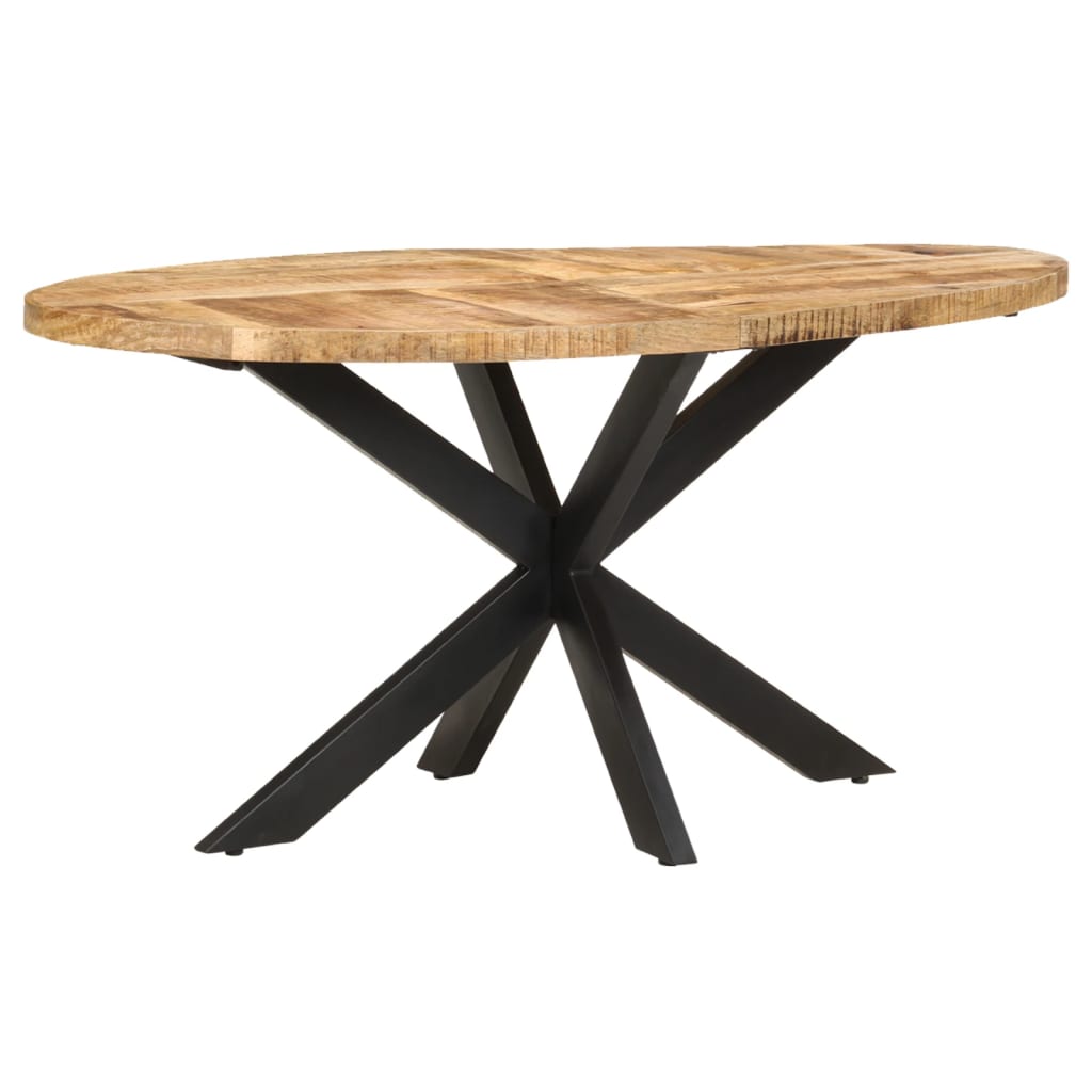 Dining Table 160x90x75 cm Rough Mango Wood , Furniture -> Tables -> Kitchen & Dining Room Tables , Durable,eligant,Furniture -,Home & Garden -,Kitchen & Dining Room Tables,Modern Design,new-305021,Tables -,Wooden Furniture