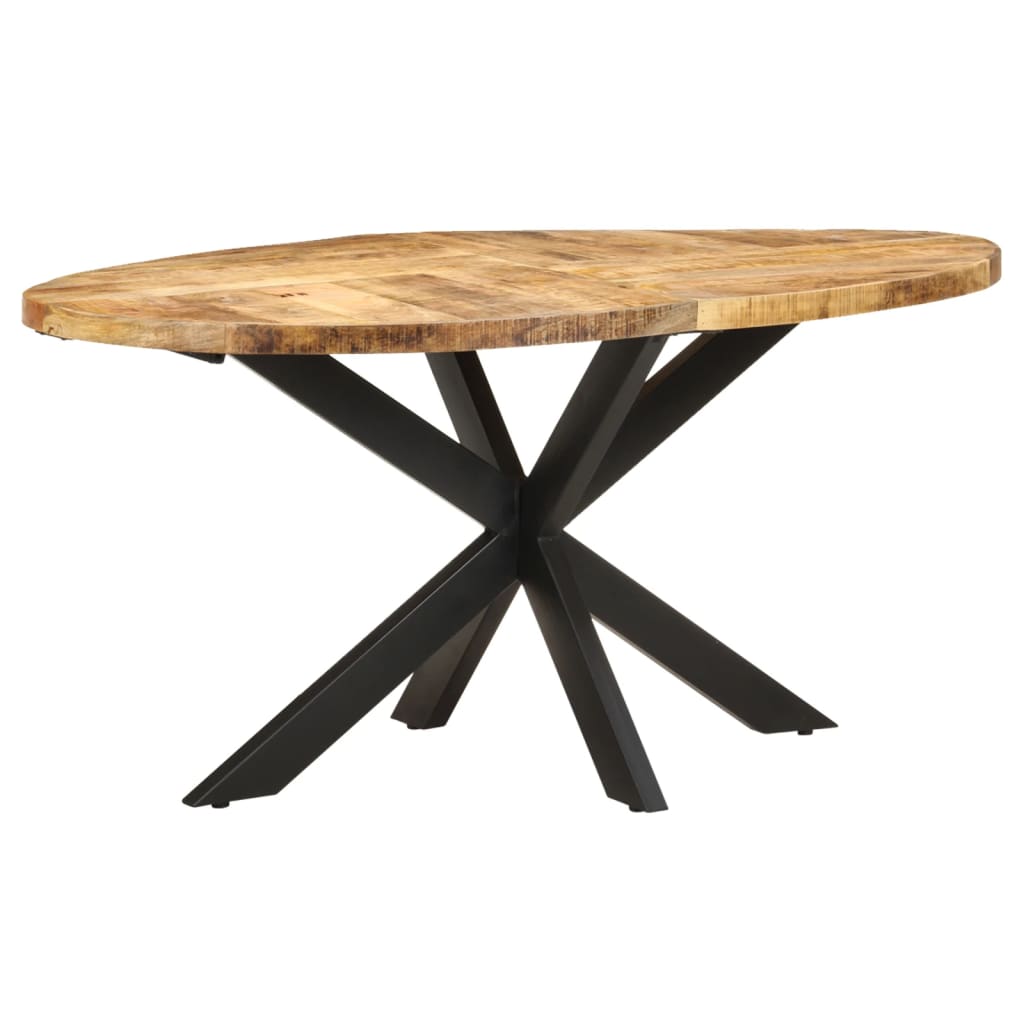 Dining Table 160x90x75 cm Rough Mango Wood , Furniture -> Tables -> Kitchen & Dining Room Tables , Durable,eligant,Furniture -,Home & Garden -,Kitchen & Dining Room Tables,Modern Design,new-305021,Tables -,Wooden Furniture