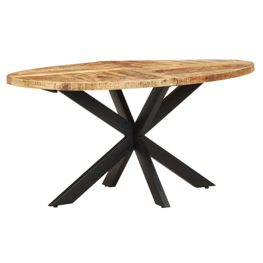 Dining Table 160x90x75 cm Rough Mango Wood , Furniture -> Tables -> Kitchen & Dining Room Tables , Durable,eligant,Furniture -,Home & Garden -,Kitchen & Dining Room Tables,Modern Design,new-305021,Tables -,Wooden Furniture