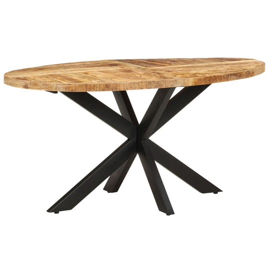 Dining Table 160x90x75 cm Rough Mango Wood , Furniture -> Tables -> Kitchen & Dining Room Tables , Durable,eligant,Furniture -,Home & Garden -,Kitchen & Dining Room Tables,Modern Design,new-305021,Tables -,Wooden Furniture