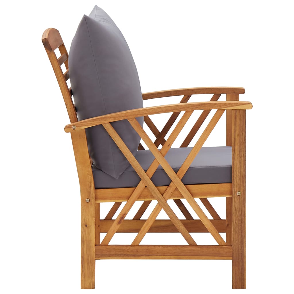 Garden Chairs with Cushions 2 pcs Solid Acacia Wood , Furniture -> Outdoor Furniture -> Outdoor Seating -> Outdoor Chairs , Durable,eligant,Furniture -,Home & Garden -,Modern Design,new-305021,Outdoor Chairs,Outdoor Furniture -,Outdoor Seating -,Wooden Fu