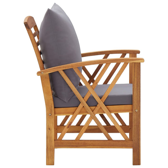 Garden Chairs with Cushions 2 pcs Solid Acacia Wood , Furniture -> Outdoor Furniture -> Outdoor Seating -> Outdoor Chairs , Durable,eligant,Furniture -,Home & Garden -,Modern Design,new-305021,Outdoor Chairs,Outdoor Furniture -,Outdoor Seating -,Wooden Fu