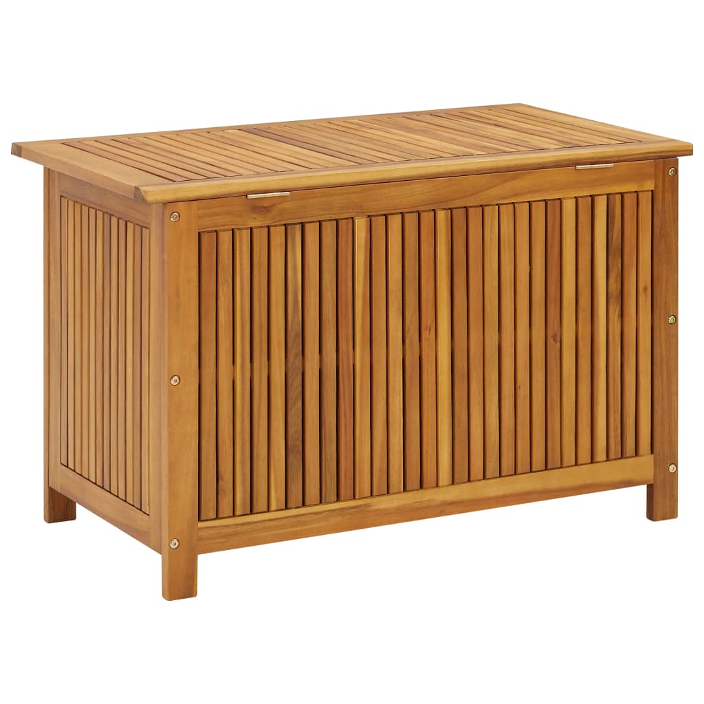 Garden Storage Box 90x50x58 cm Solid Acacia Wood , Furniture -> Outdoor Furniture -> Outdoor Storage Boxes