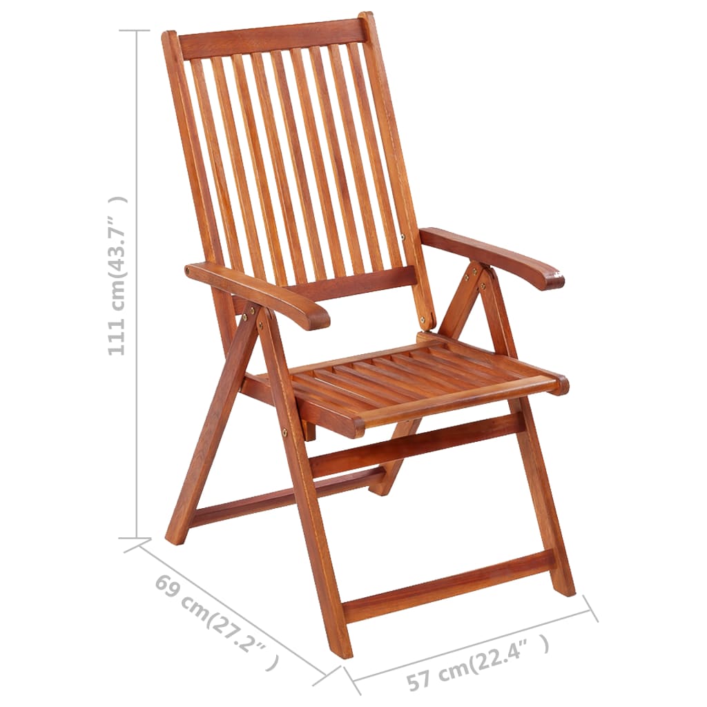 Folding Garden Chairs 3 pcs Solid Acacia Wood , Furniture -> Outdoor Furniture -> Outdoor Seating -> Outdoor Chairs , Durable,eligant,Furniture -,Home & Garden -,Modern Design,new-305021,Outdoor Chairs,Outdoor Furniture -,Outdoor Seating -,Wooden Furnitur