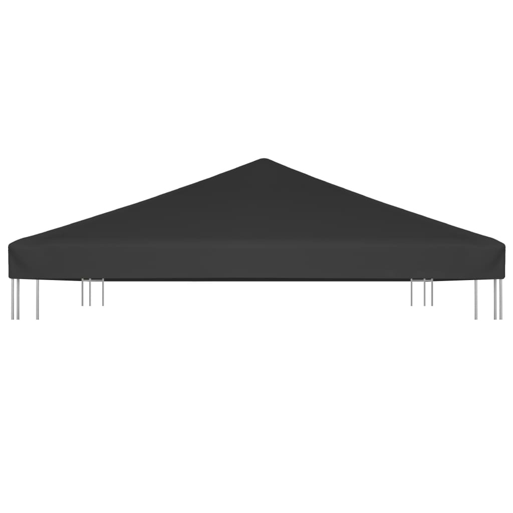 Gazebo Top Cover 270 g/m² 4x3 m Black