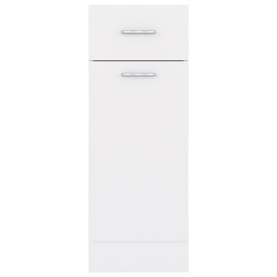 Drawer Bottom Cabinet White 30x46x81.5 cm Engineered Wood