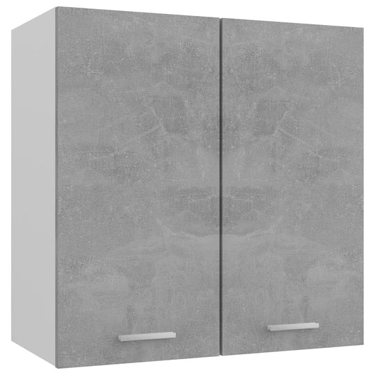 Hanging Cabinet Concrete 60x31x60 cm Engineered Wood , Cabinets & Storage -> Kitchen Cabinets , Cabinets & Storage -,Durable,eligant,Furniture -,Home & Garden -,Kitchen Cabinets,Modern Design,new-305021