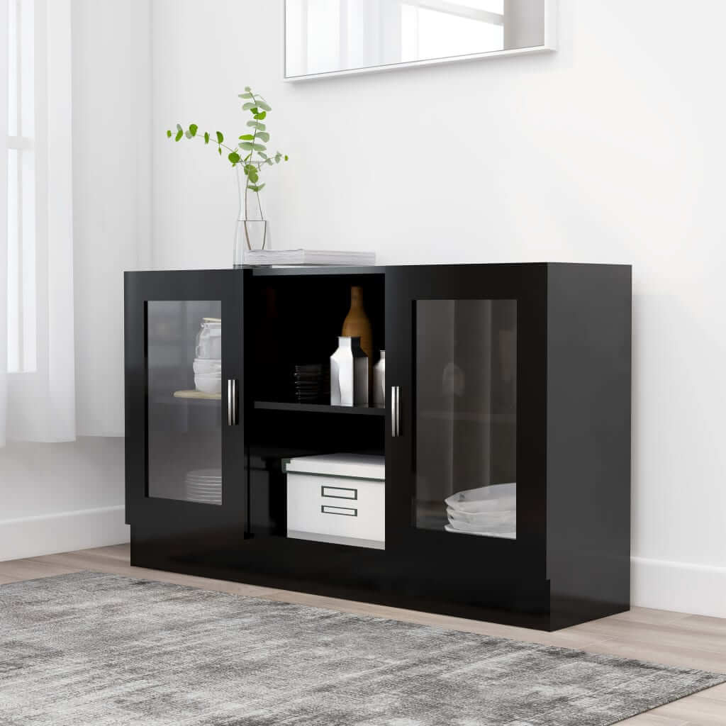 Vitrine Cabinet 120x30.5x70 cm Engineered Wood , Furniture -> Cabinets & Storage -> Buffets & Sideboards