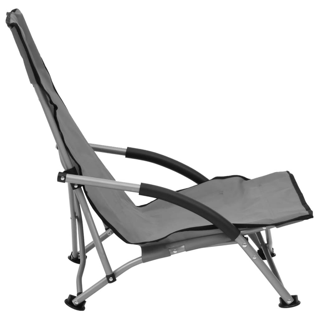 Folding Beach Chairs 2 pcs  Fabric - lightweight, comfortable folding beach chair with a sturdy frame.