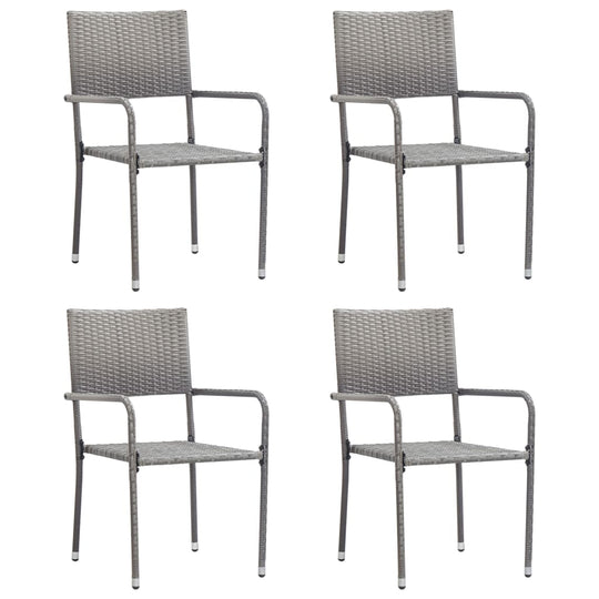 Outdoor Dining Chairs 4 pcs Poly Rattan , Furniture -> Outdoor Furniture -> Outdoor Seating -> Outdoor Chairs , Durable,eligant,Furniture -,Home & Garden -,Modern Design,new-305021,Outdoor Chairs,Outdoor Furniture -,Outdoor Seating -