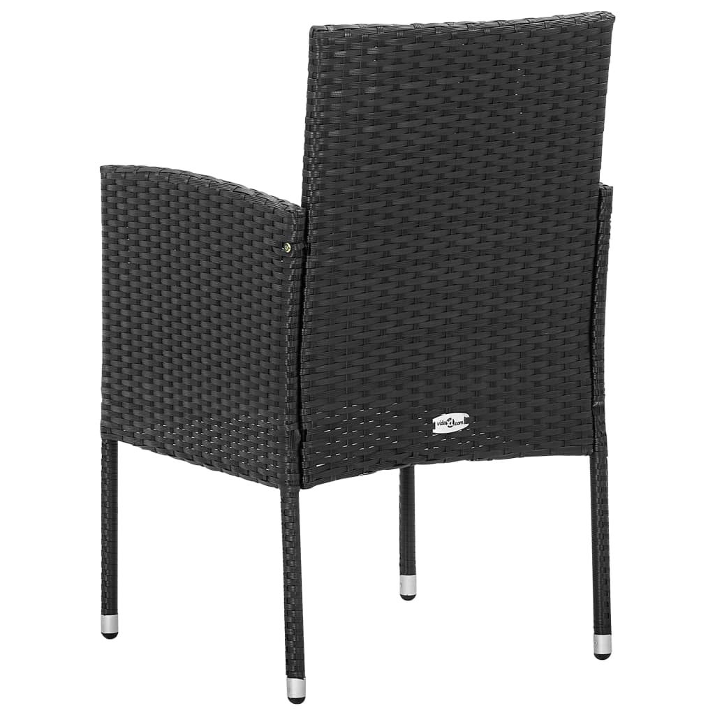 Garden Chairs 2 pcs Poly Rattan . Furniture -> Outdoor Furniture -> Outdoor Seating -> Outdoor Chairs