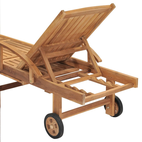 كرسي استرخاء من خشب الساج الصلب