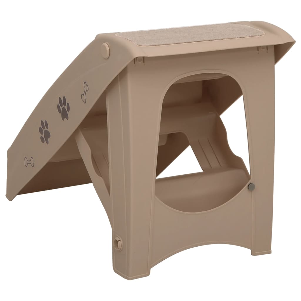 Folding Dog Stairs 62x40x49.5 cm for pets to reach furniture easily