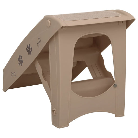 Folding Dog Stairs 62x40x49.5 cm for pets to reach furniture easily