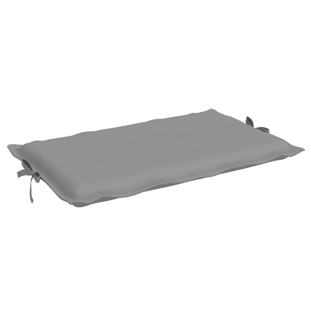 Sun Lounger Cushion Grey 186x58x3cm Oxford Fabric