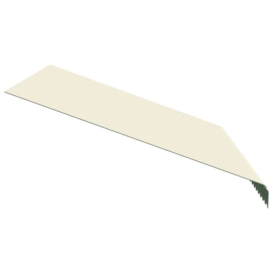 Awning top sunshade canvas in cream color, suitable for outdoor furniture and protection from UV rays. 350x250 cm size.