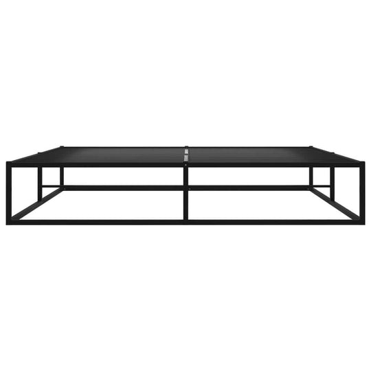 هيكل سرير معدني بدون مرتبة، مقاس 180×200 سم، مقاس سوبر كينج