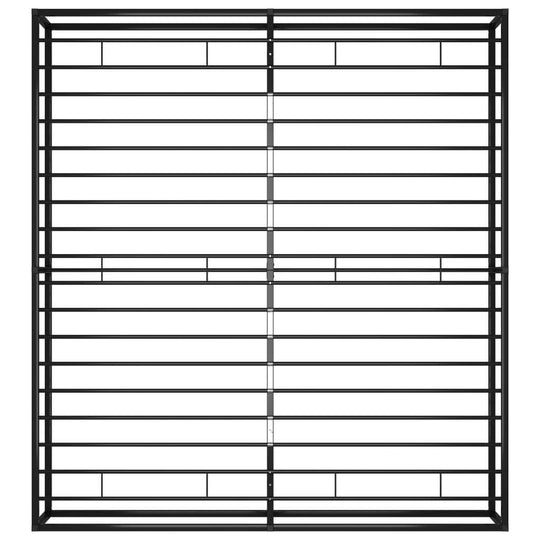 هيكل سرير معدني بدون مرتبة، مقاس 180×200 سم، مقاس سوبر كينج