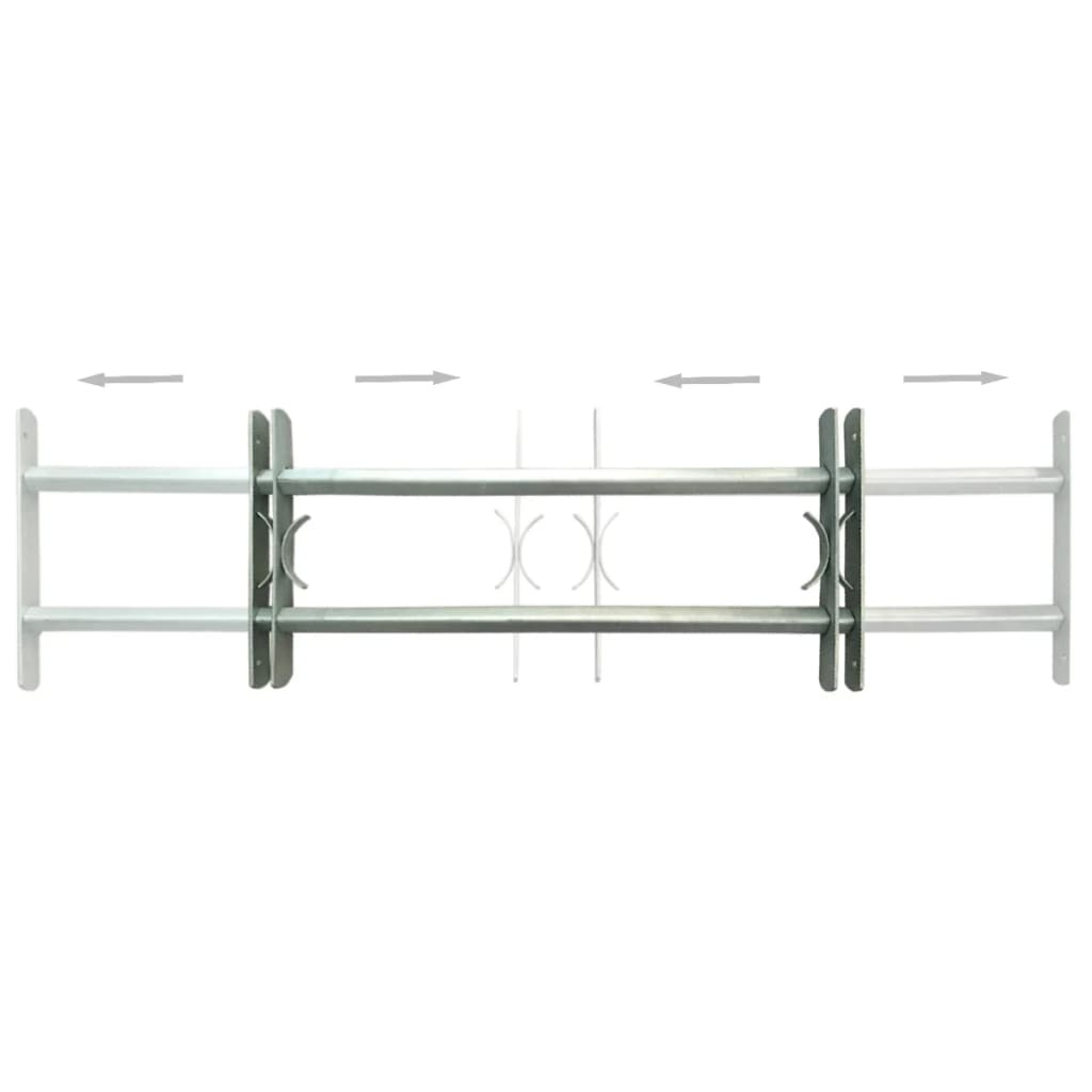 Adjustable Security Grilles for Windows  pcs showcasing robust galvanised steel construction.