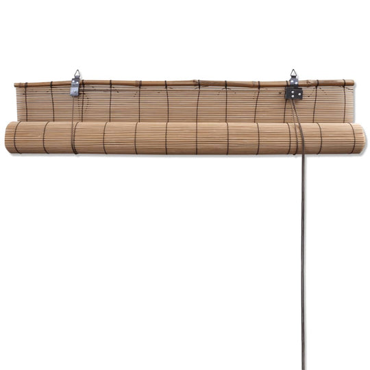 Bamboo Roller Blinds  pcs showing natural bamboo slats and woven cords designed for window dressing and light control.