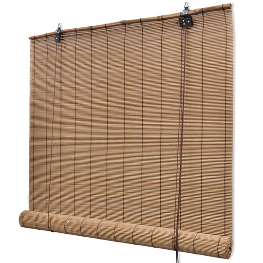 Bamboo Roller Blinds  pcs showcasing natural bamboo slats and woven cords for light filtering and privacy.