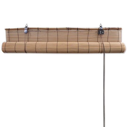 Bamboo Roller Blinds  pcs showcasing natural bamboo design and woven cord details for elegant window dressing.