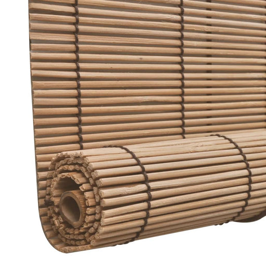 Bamboo Roller Blinds  pcs showcasing natural bamboo material, rolled for easy installation and light filtering.