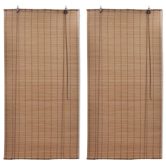 Bamboo Roller Blinds  pcs providing light filtering and privacy with a natural aesthetic for home interiors.
