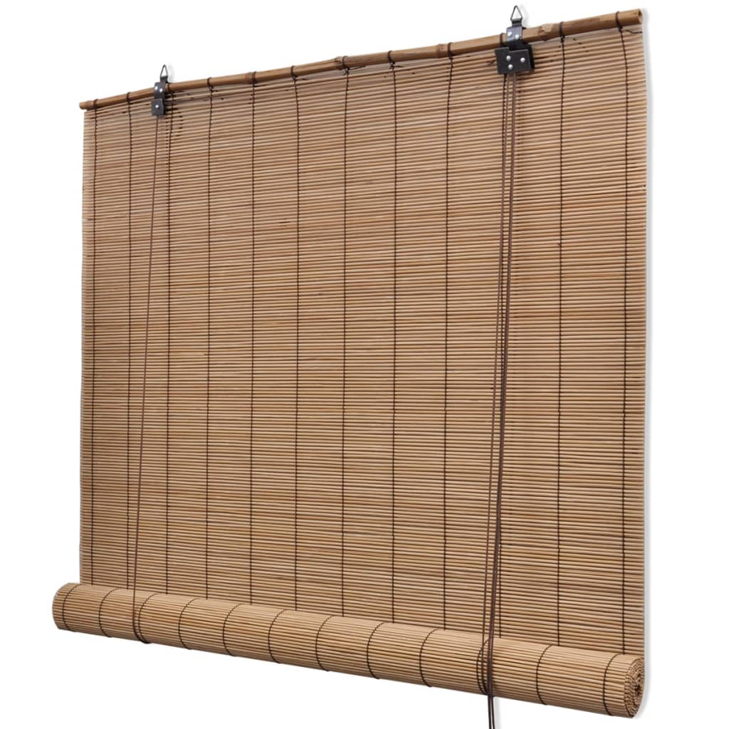Bamboo Roller Blinds  pcs, featuring natural bamboo slats for light filtering and privacy.