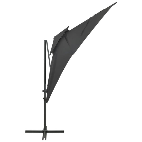 Cantilever Umbrella with Double Top 250x250 cm,Home & Garden -> Lawn & Garden -> Outdoor Living -> Outdoor Umbrellas & Sunshades,Durable,eligant,Home & Garden -,Lawn & Garden -,Modern Design,new-305021,Outdoor Living -,Outdoor Umbrellas & Sunshades