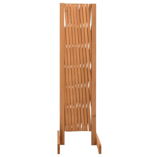 Solid firwood garden trellis fence in orange color, 180x100 cm, ideal for privacy and supporting climbing plants.