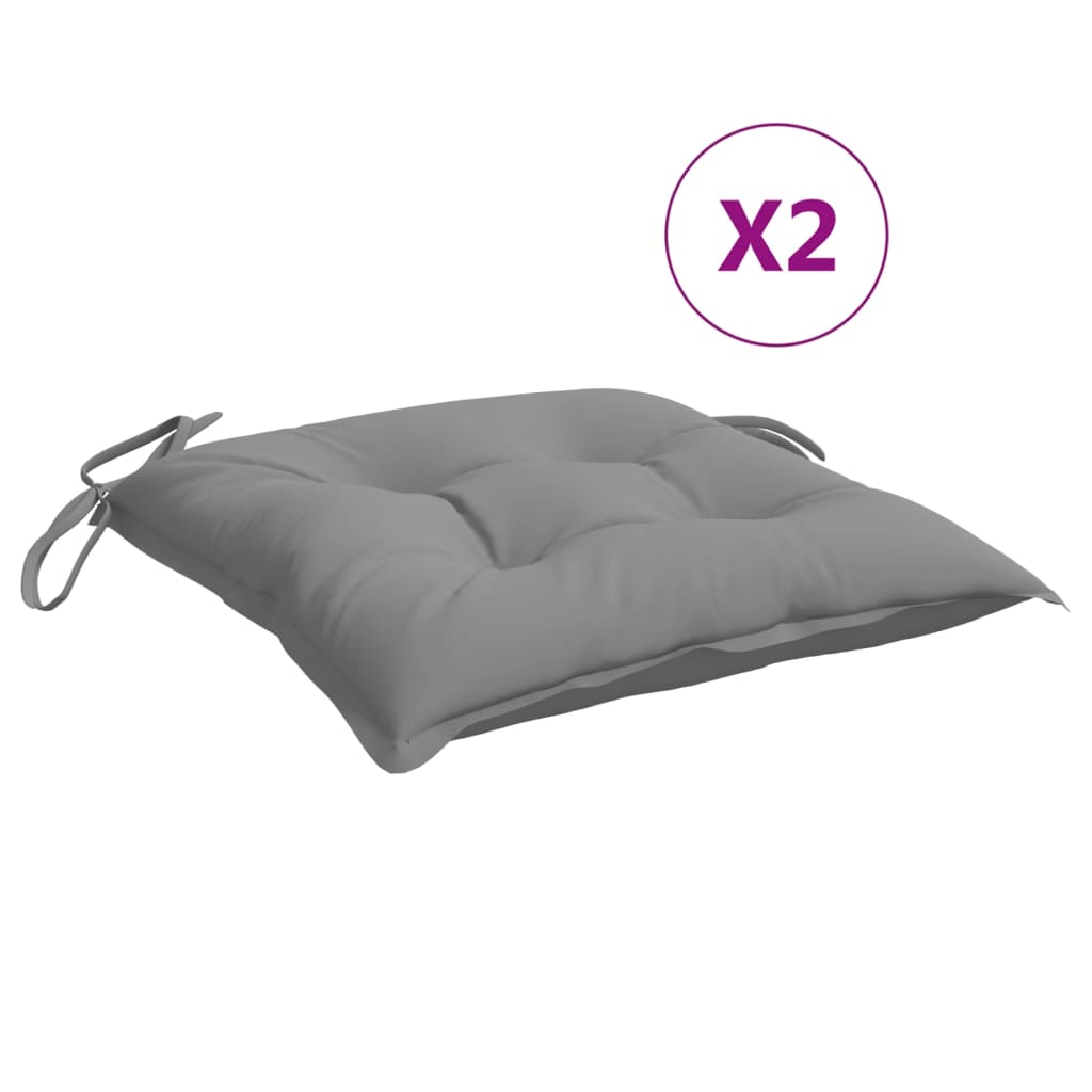 Chair Cushions 2 pcs 40x40x7 cm Oxford Fabric, durable outdoor seating comfort
