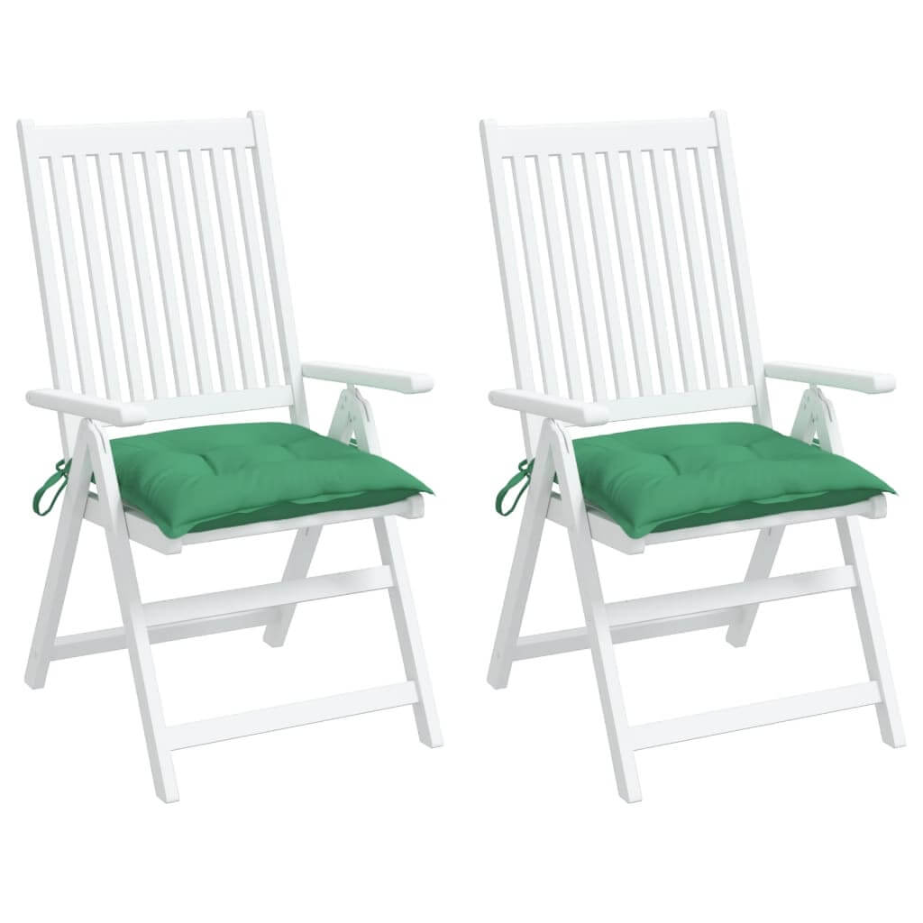 Chair Cushions 2 pcs 40x40x7 cm Oxford Fabric on white outdoor chairs
