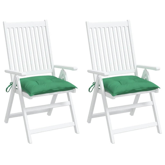 Chair Cushions 2 pcs 40x40x7 cm Oxford Fabric on white outdoor chairs