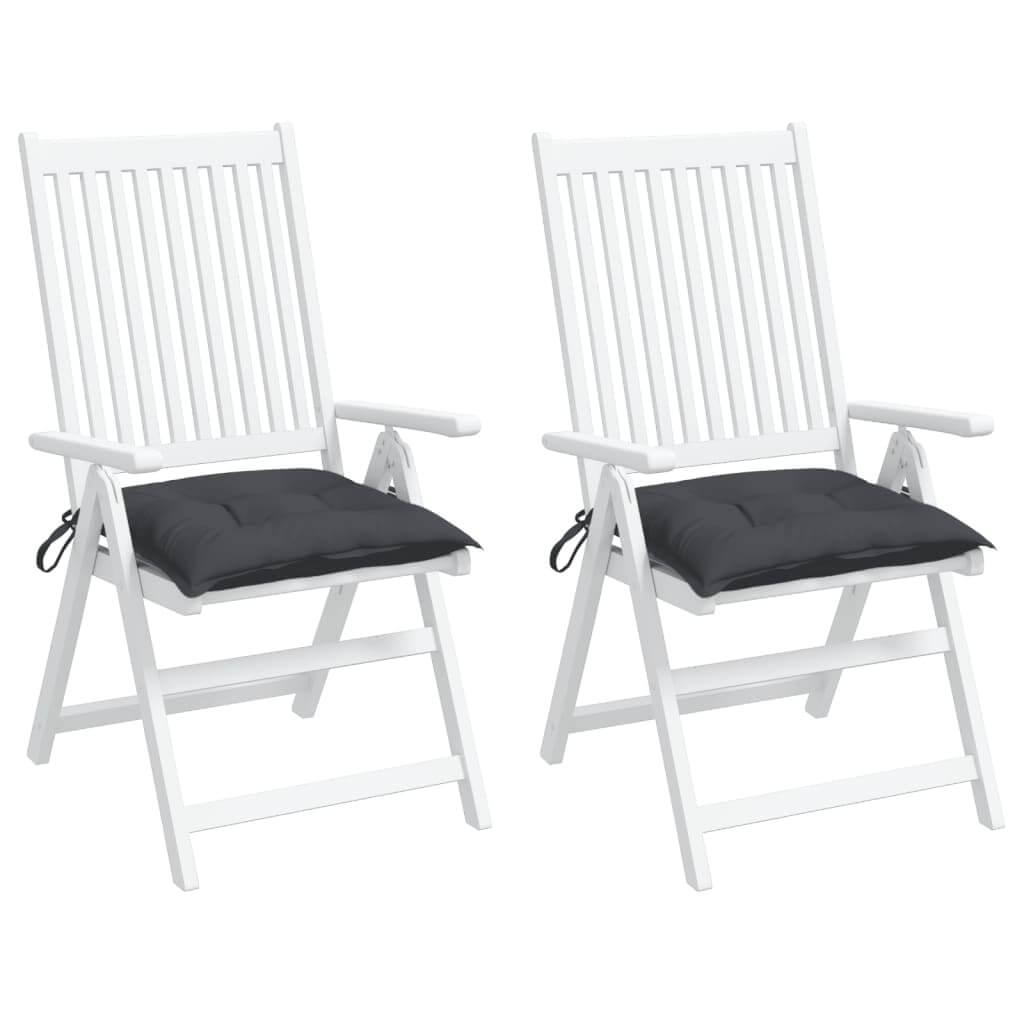 Chair Cushions 2 pcs 50x50x7 cm Oxford Fabric on white outdoor chairs for patio comfort and style