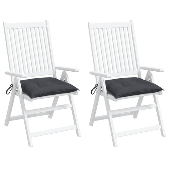 Chair Cushions 2 pcs 50x50x7 cm Oxford Fabric on white outdoor chairs for patio comfort and style