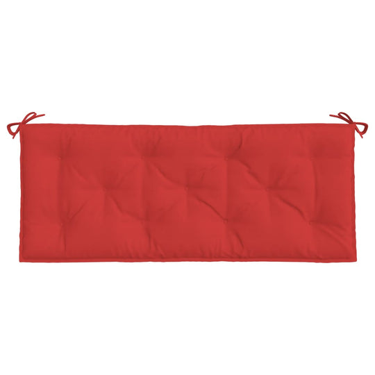 Garden Bench Cushion Red 120x50x7 cm Oxford Fabric