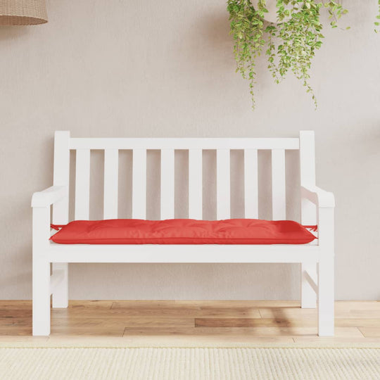 Garden Bench Cushion Red 120x50x7 cm Oxford Fabric