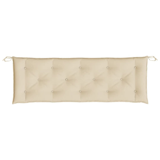 Garden Bench Cushion Beige 150x50x7 cm Oxford Fabric