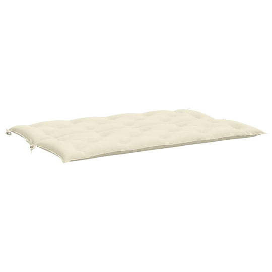 Garden Bench Cushion Cream White 150x(50+50)x7cm Oxford Fabric