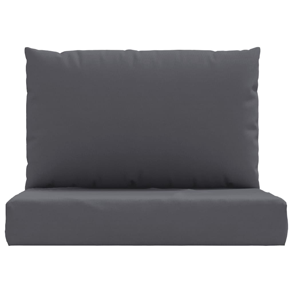 Dark grey Pallet Cushions 2 pcs Oxford Fabric featuring durable and breathable material for outdoor use.